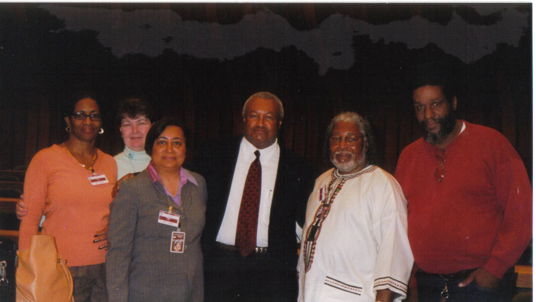 AFRE attends the Working Group on People of African Descent: Maia Hadi, Ida Hakim, Atty. Harriett AbuBakr Muhammad, Mr. Silis Muhammad, Chief Elder Osiris Akkebala, and Sachu Akkebala