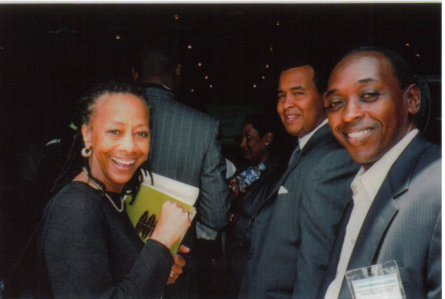  Gay McDougall, Special Representative for Minorities, with Ishmael Abdul-Salaam and Jabari Akil