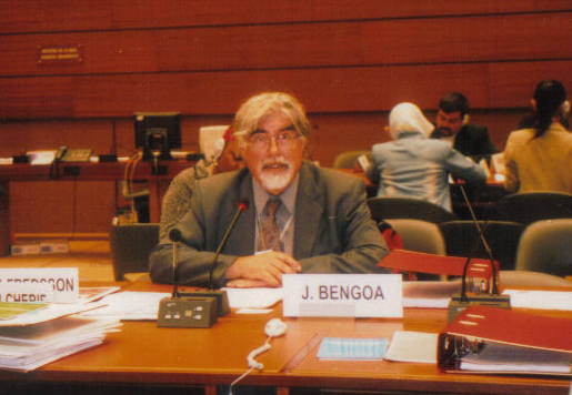 Mr. Jose Bengoa, Member (and former Chairman) of the Working Group on Minorities, Sub-Commissioner and Chairman of both the Afro-descendant seminar in LaCeiba, Honduras and the workshop in Chincha, Peru